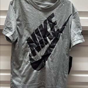 Nike Gray T-Shirt with Black Logo